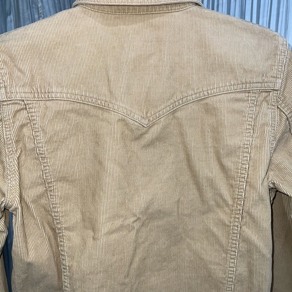 Abercrombie & Fitch Women Corduroy Tan Jacket Size M - Picture 9 of 12